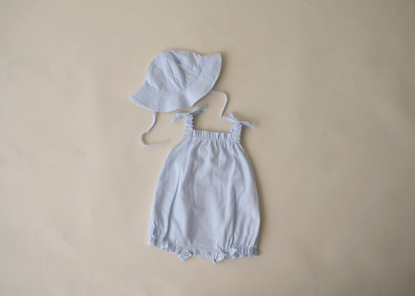 Emma Romper Set (Light Blue)