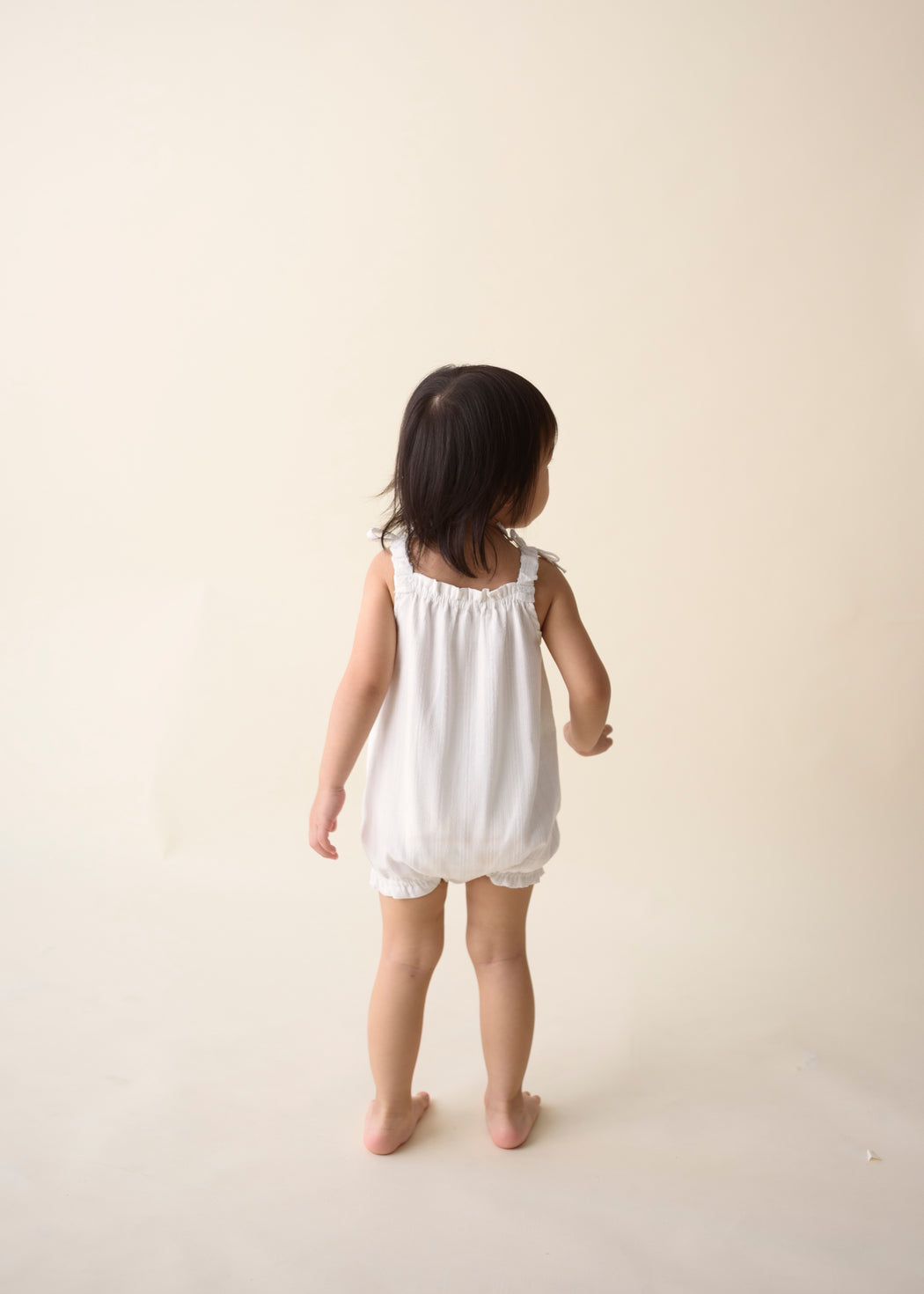 Emma Romper Set (White)