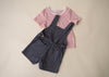 Jamie Overalls Set (Navy)