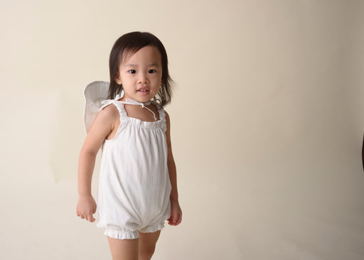 Emma Romper Set (White)